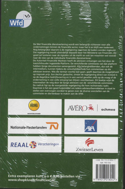 Achterkant van WFD Consultatiegids