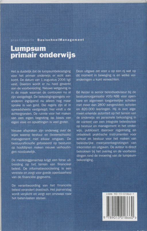 Achterkant van Lumpsum primair onderwijs