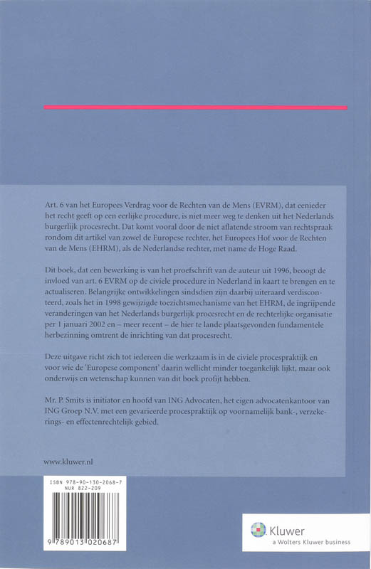 Achterkant van Artikel 6 EVRM en de civiele procedure