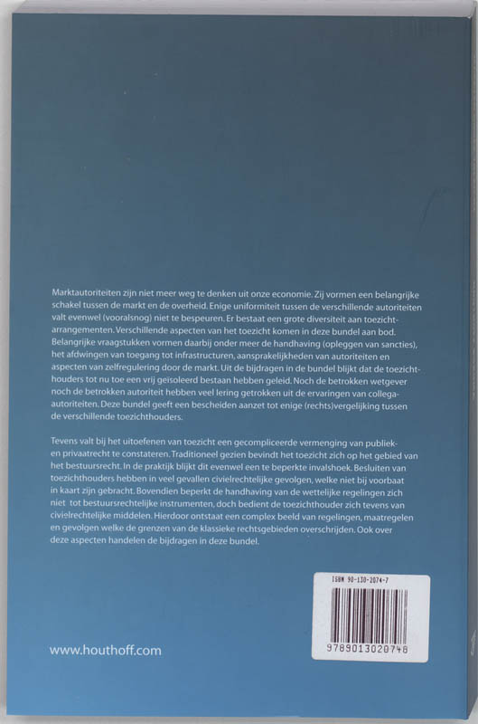 Achterkant van Markten onder toezicht
