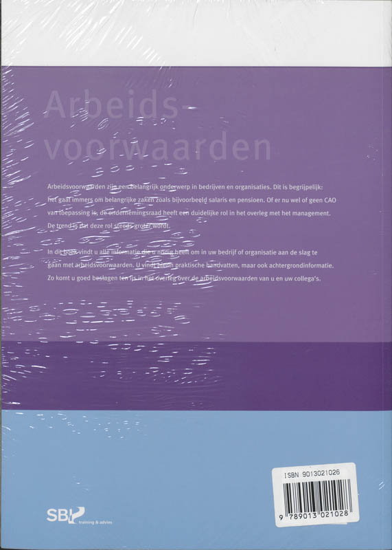 Achterkant van Arbeidsvoorwaarden