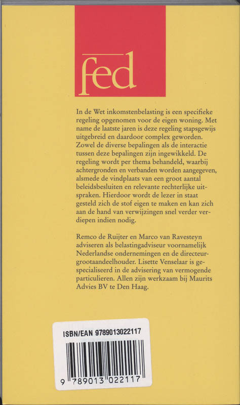Achterkant van Eigen woning
