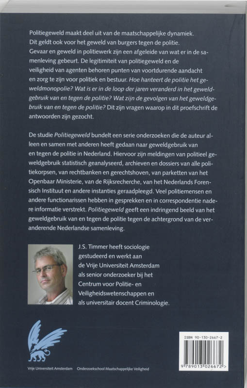 Achterkant van Politiegeweld