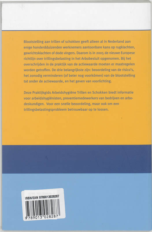 Achterkant van Trillen en schokken