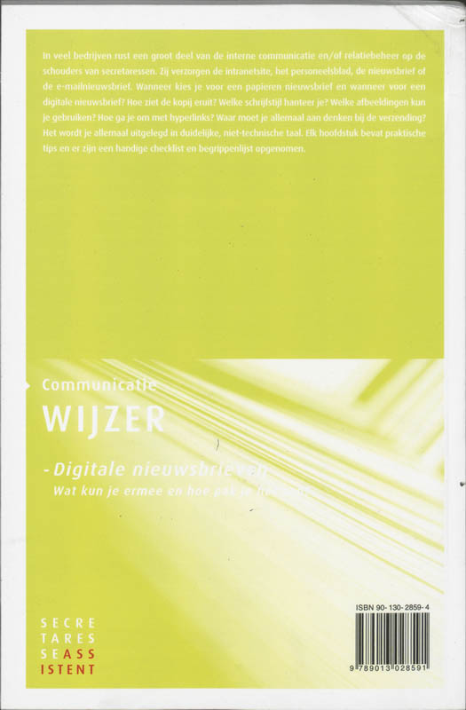 Achterkant van De digitale nieuwsbrief