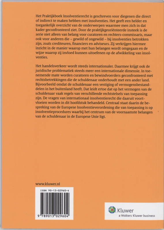 Achterkant van De Europese Insolventieverordening