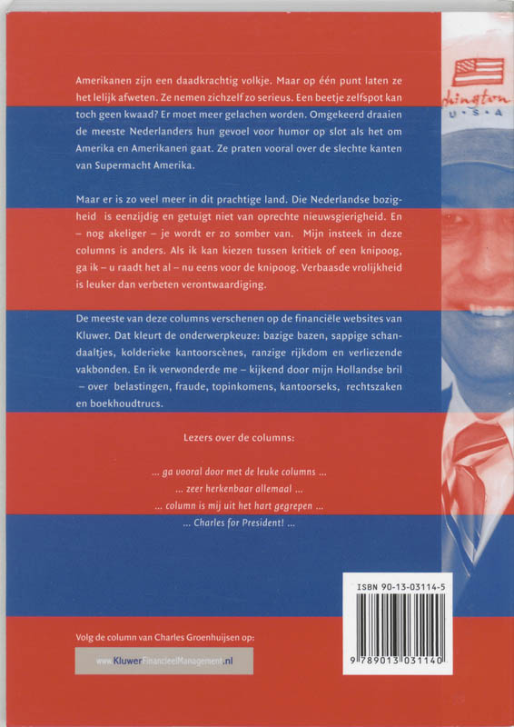 Achterkant van Amerikaanse zaken