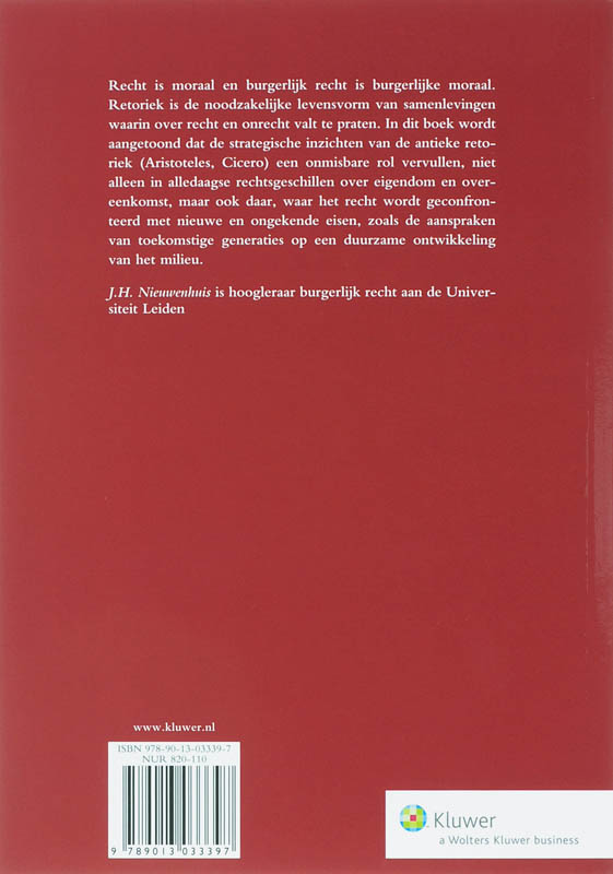 Achterkant van Confrontatie en compromis