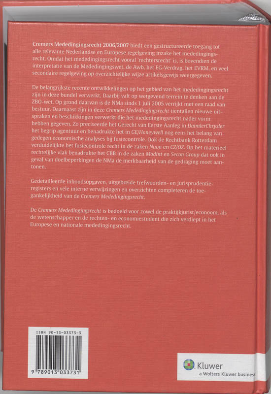 Achterkant van 2006