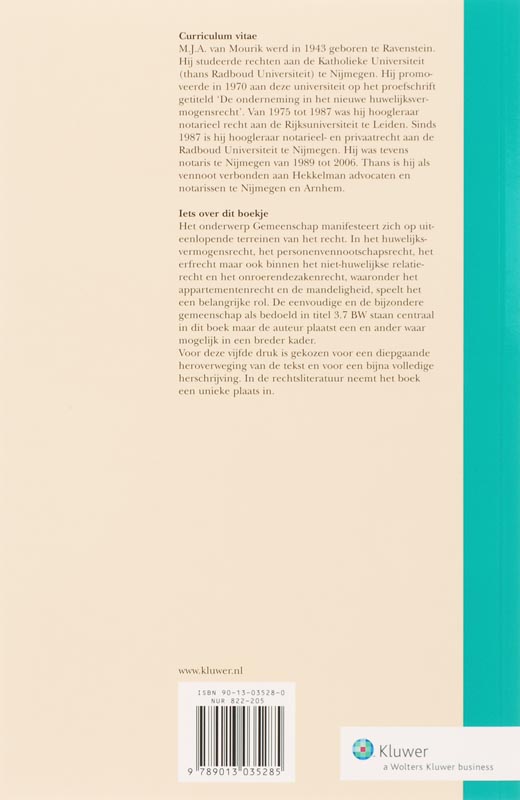Achterkant van Gemeenschap