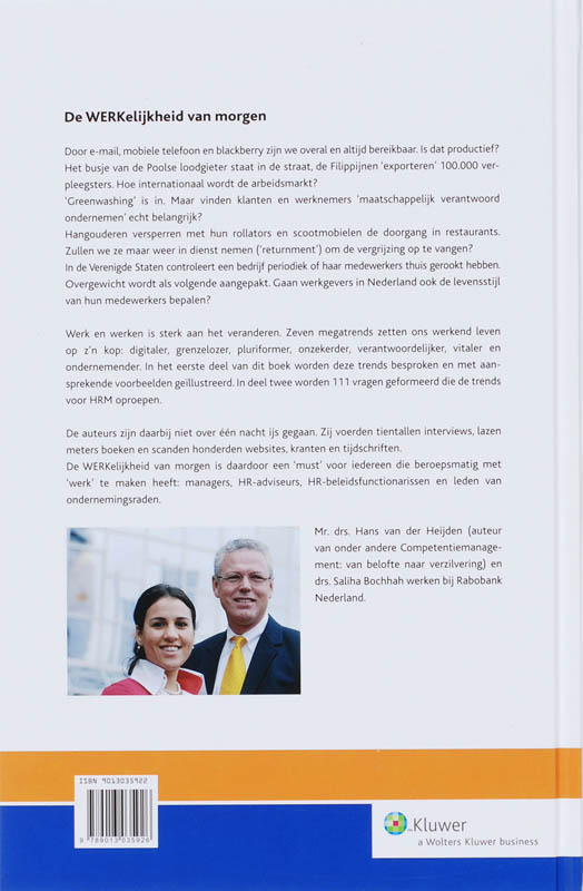 Achterkant van De Werkelijkheid van morgen
