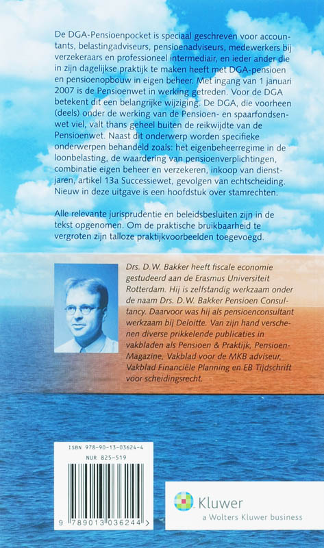 Achterkant van De DGA-Pensioenpocket
