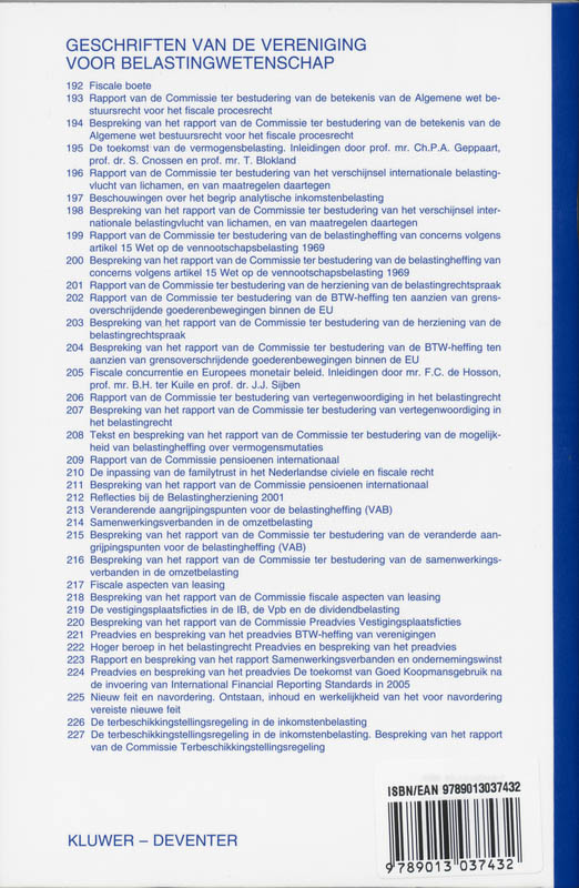 Achterkant van De terbeschikkingstellingsregeling in de inkomstenbelasting