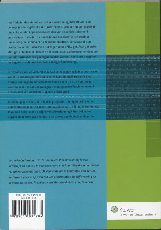 Achterkant van Sociale zekerheid in uw financiele advies