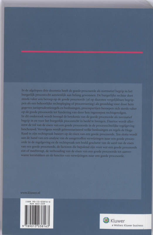 Achterkant van Goede Procesorde