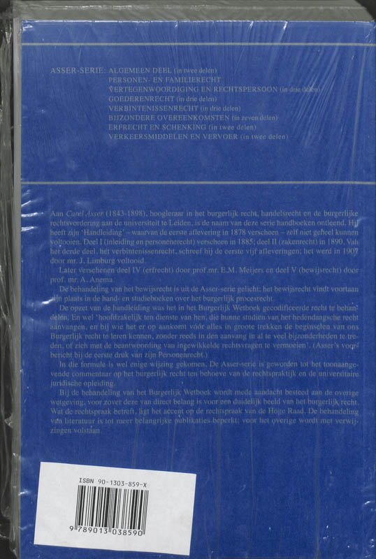 Achterkant van Verbintenissenrecht