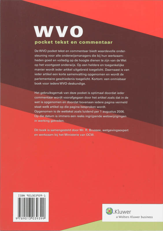 Achterkant van WVO