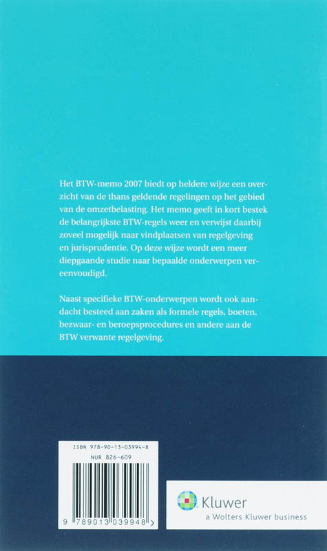 Achterkant van 2007