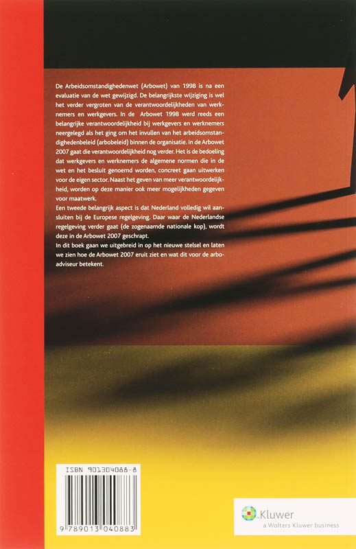 Achterkant van Arbowet 2007
