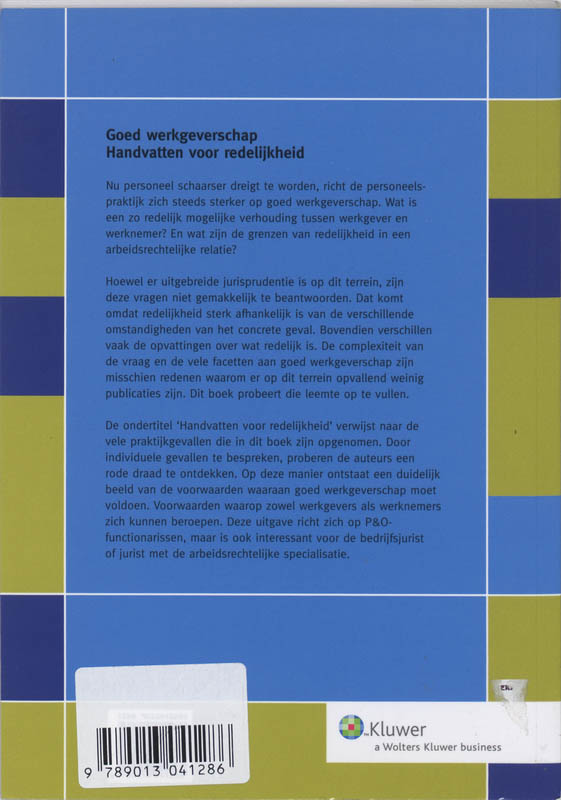 Achterkant van Goed Werkgeverschap