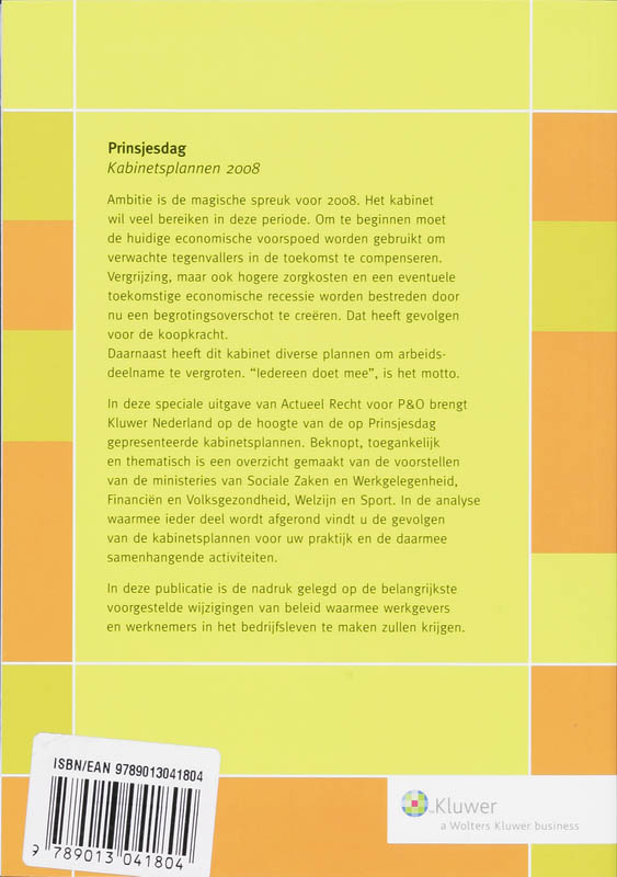 Achterkant van Prinsjesdag