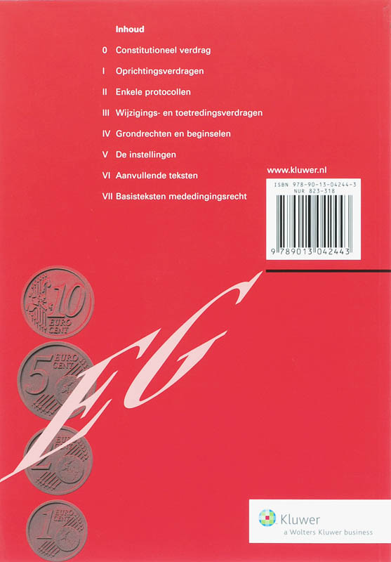 Achterkant van Europocket