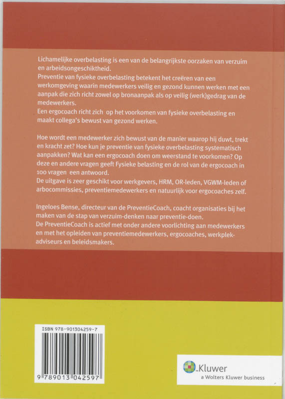 Achterkant van Ergocoach in 100 vragen