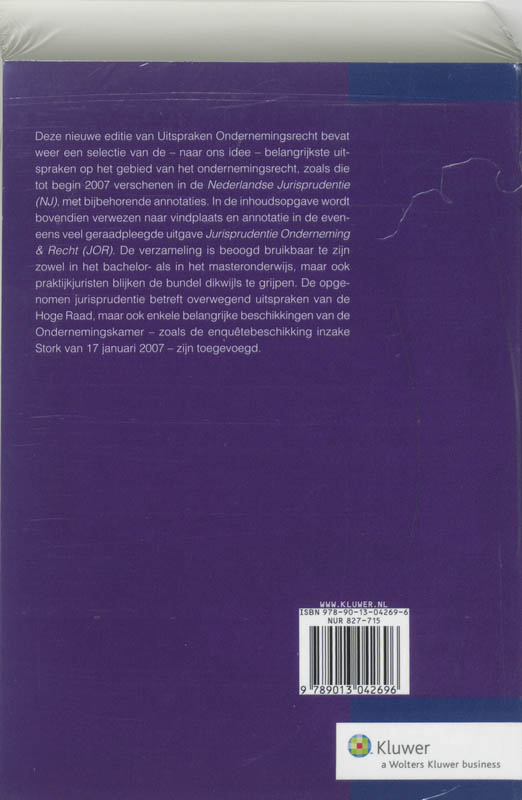 Achterkant van 2007