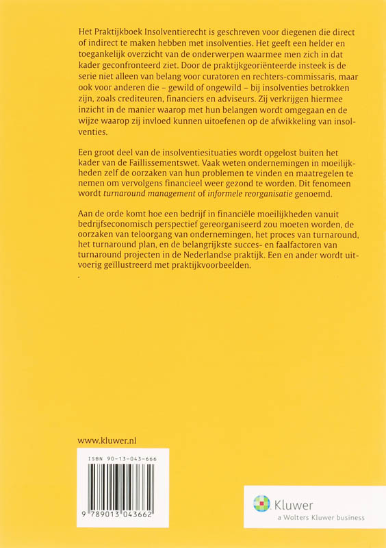 Achterkant van Turnaround management