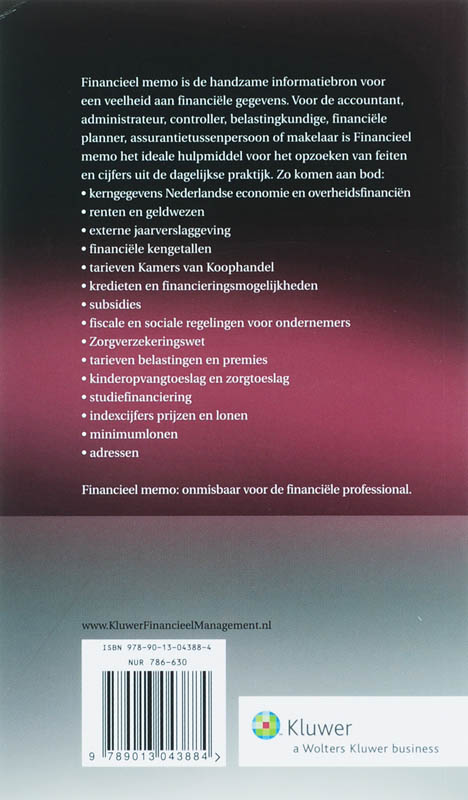 Achterkant van 2007