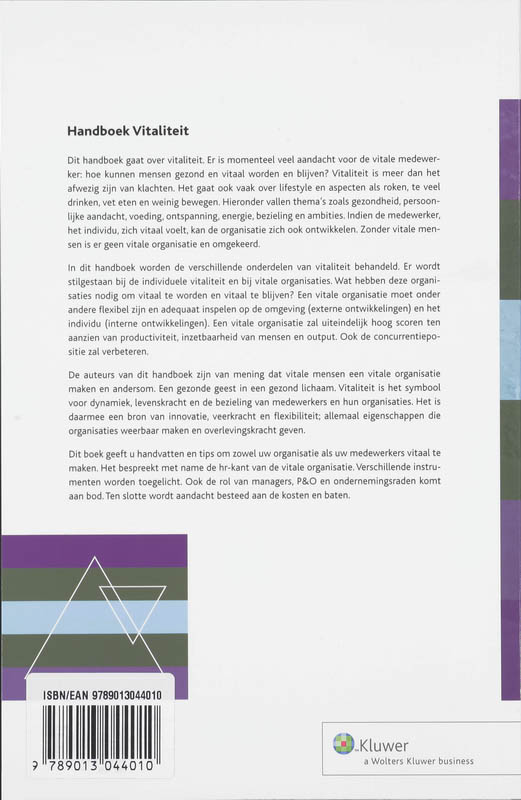 Achterkant van Handboek Vitaliteit