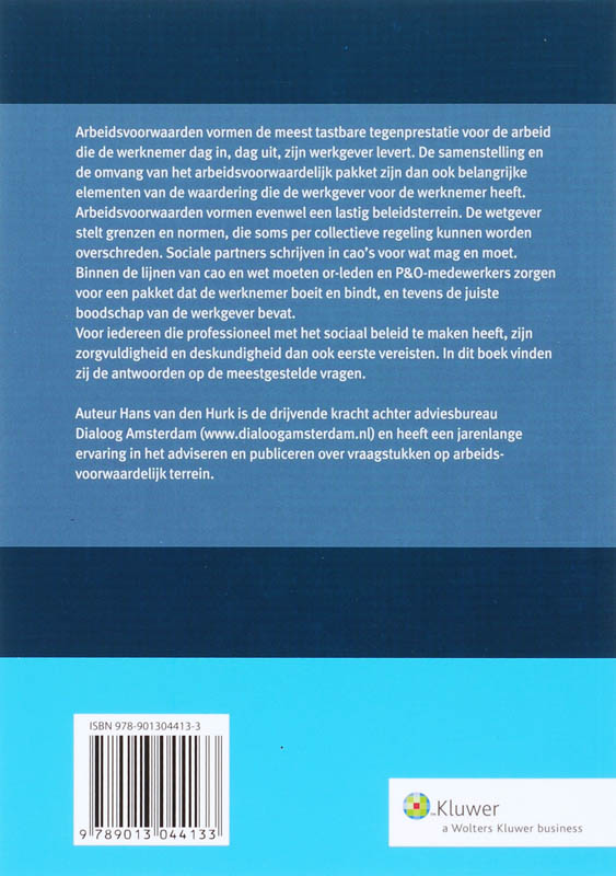 Achterkant van Arbeidsvoorwaarden in 100 vragen