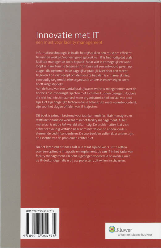 Achterkant van Innovatie met IT