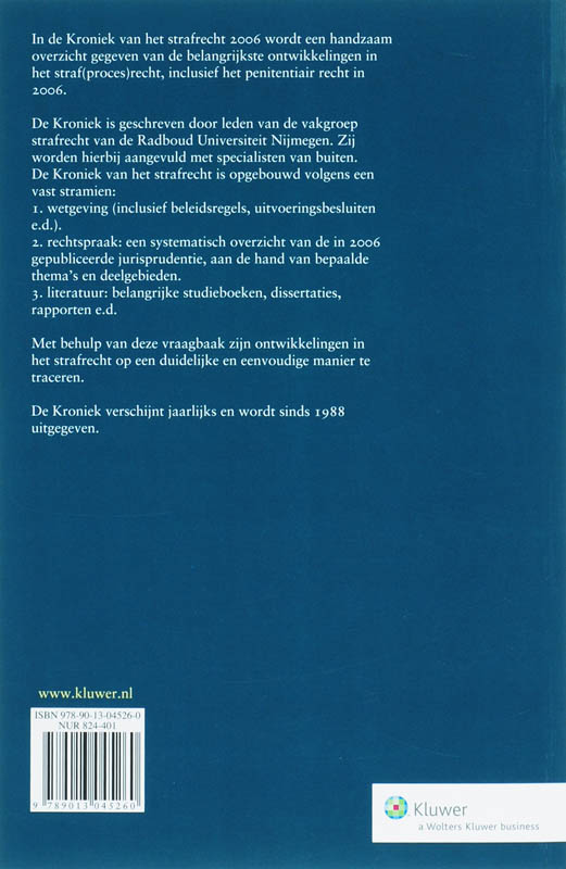 Achterkant van 2006