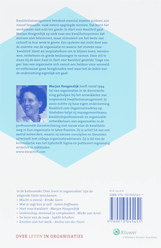 Achterkant van Hart voor kwaliteit
