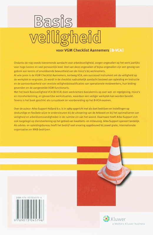 Achterkant van Basisveiligheid VCA (B-VCA)