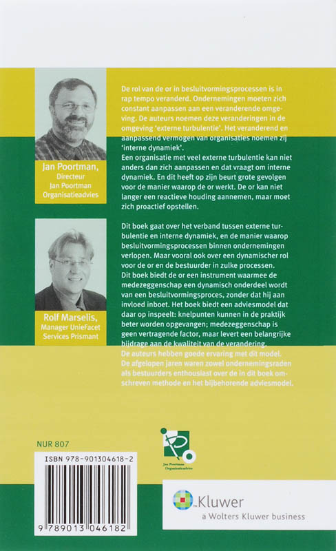 Achterkant van OR en besluitvormingsprocessen