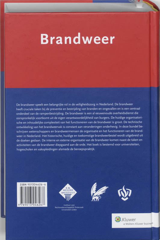 Achterkant van Brandweer
