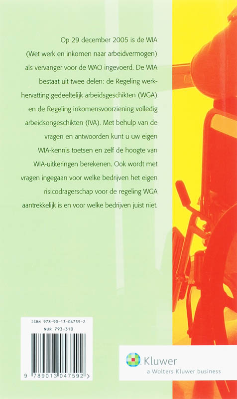 Achterkant van De Wia in 100 vragen
