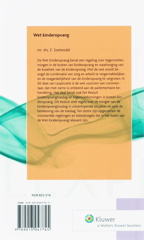 Achterkant van Wet Kinderopvang