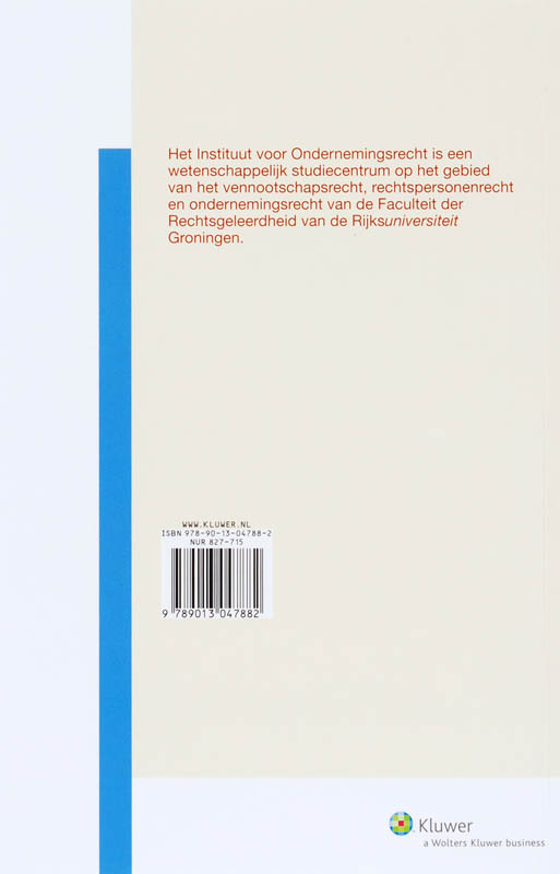 Achterkant van Bevoegdheden van de algemene vergadering van aandeelhouders