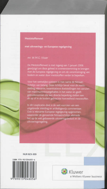 Achterkant van Meststoffenwet