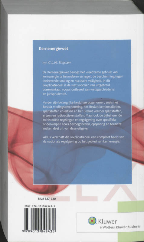 Achterkant van Kernenergiewet