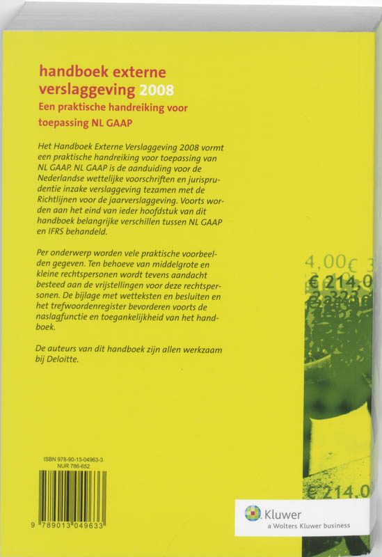 Achterkant van 2008