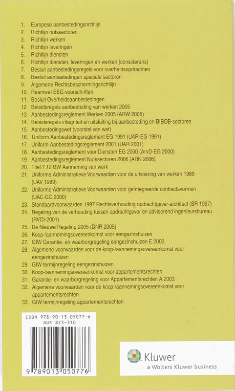 Achterkant van Tekstuitgave