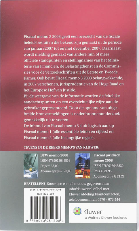 Achterkant van 3 2008