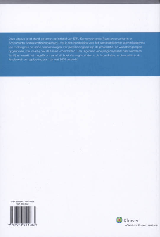 Achterkant van 2008