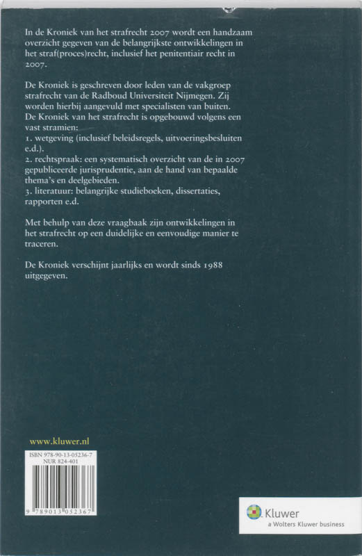 Achterkant van 2007