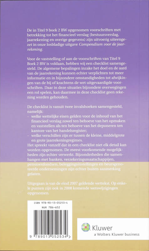 Achterkant van 2008