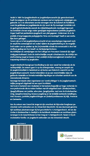 Achterkant van Jeugd en strafrecht